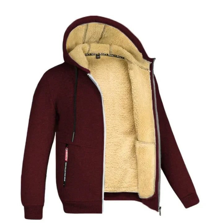 Alexander | Sweat à Capuche Zippé Chaud pour  Homme