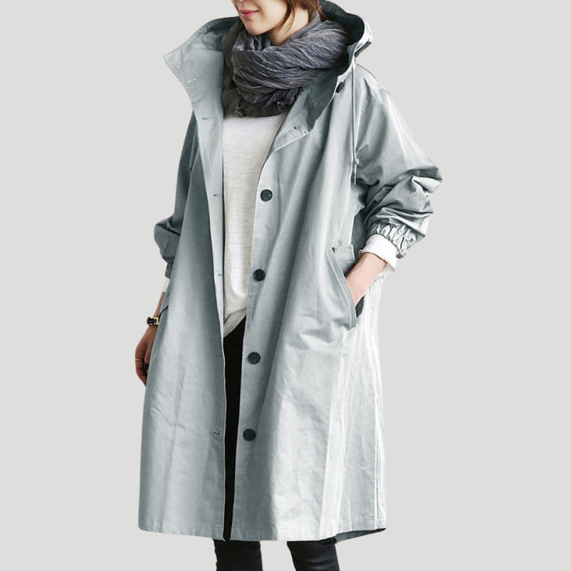 Aurora | Trench-Coat à Capuche pour Femme