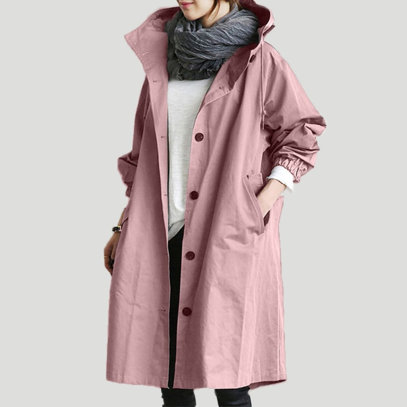 Aurora | Trench-Coat à Capuche pour Femme