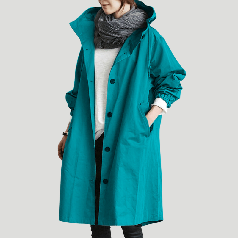 Aurora | Trench-Coat à Capuche pour Femme