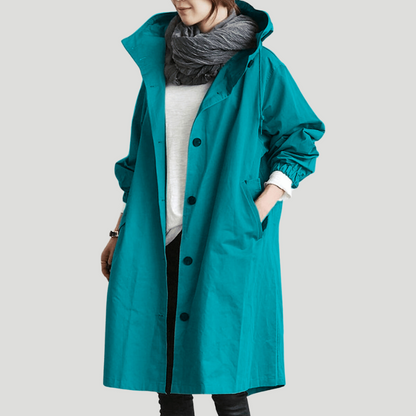 Aurora | Trench-Coat à Capuche pour Femme