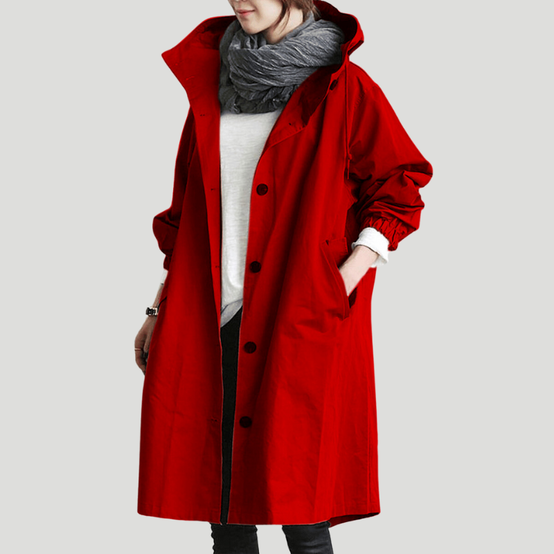 Aurora | Trench-Coat à Capuche pour Femme