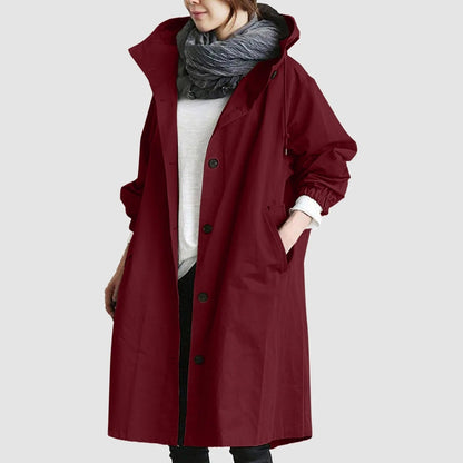 Aurora | Trench-Coat à Capuche pour Femme